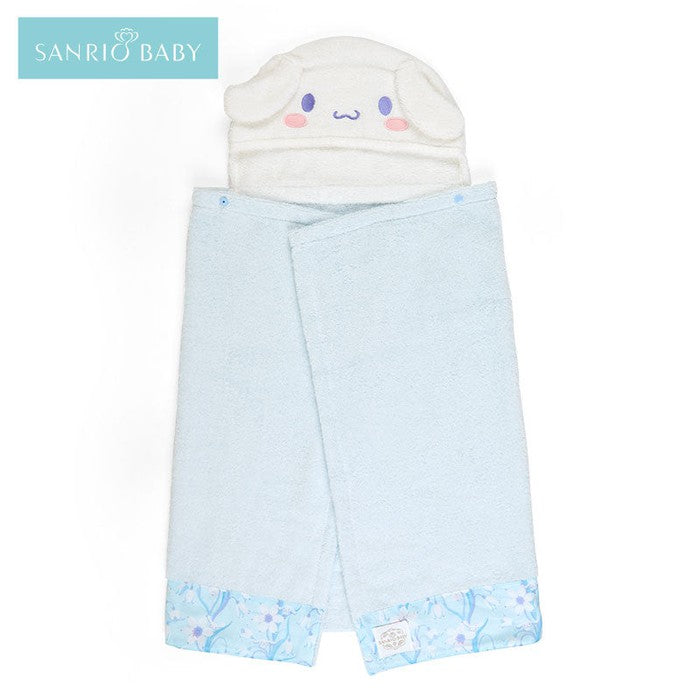 [CHARACTER VARIATIONS] Sanrio Baby Bath Poncho - Choose your favourite characters! Hello kitty, cinnamonroll, kuromi, etc...