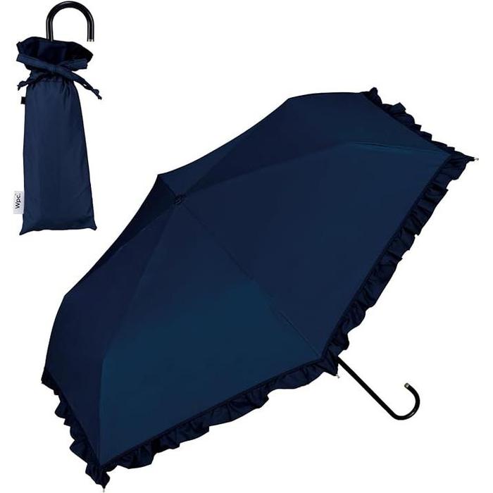 Wpc. Shading Classic Frill Mini Folding Parasol – 100% UV Cut, Rain or Shine