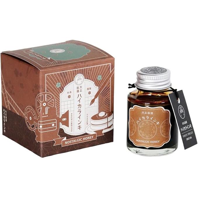 Teranishi Guitar Taisho Roman Haikara Fountain Pen Ink – 40 ml, 12 Colors