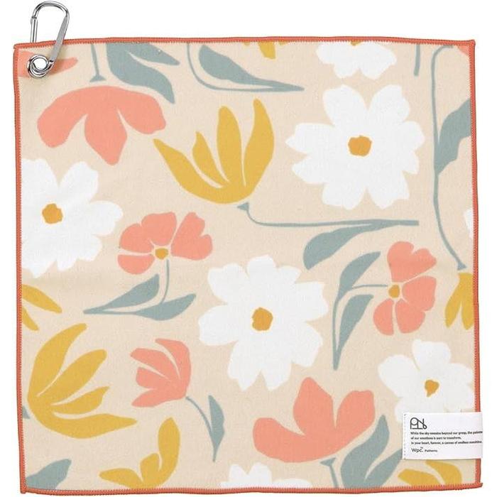 Wpc. Patterns Multi Attachable Cloth with Carabiner – Absorbent Microfiber Wrap, 6 Designs