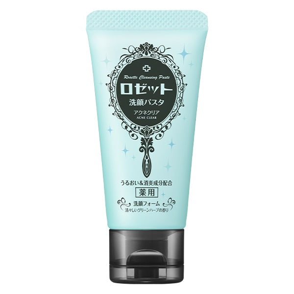 Rosette Face Wash Paste Acne Clear Mini 30G [Alcohol-free]