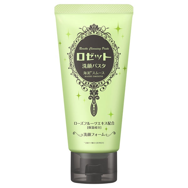 Rosette Sea Mud Smooth Facial Cleanser – Deep Cleansing for Smooth, Clear Skin 120g [With alcohol]