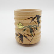 Vintage Japanese Kiyomizu-yaki Bamboo Pattern Yunomi Tea Cup – Kyoto Ceramic Cup