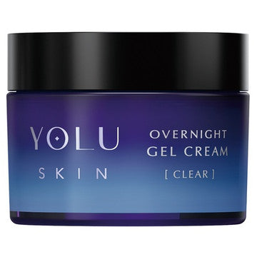 YOLU Skin Overnight Gel Cream Clear with Glutation, Niacinamide– Night Moisturizing Gel Cream (No Alcohol)