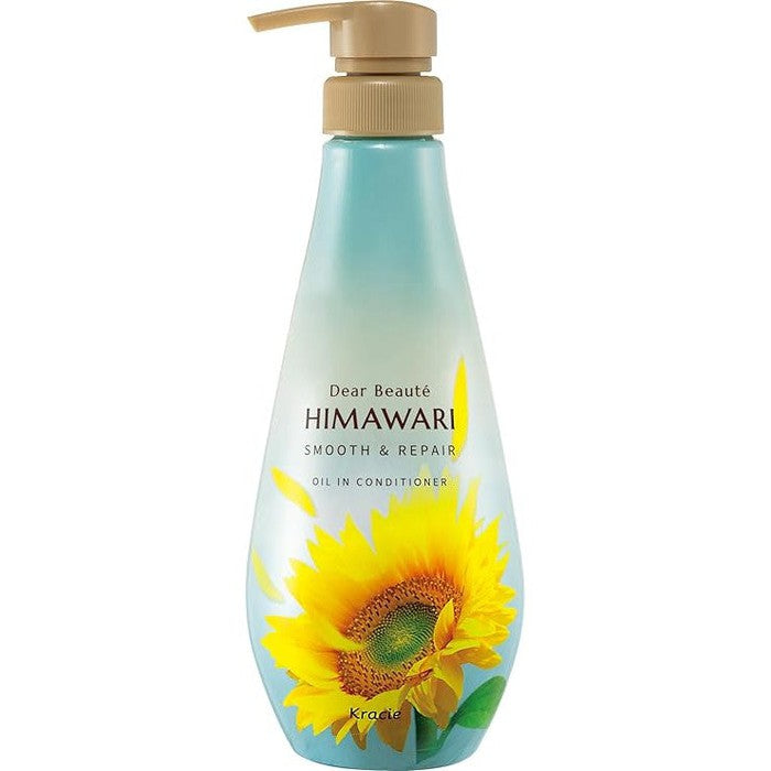 HIMAWARI Smooth & Repair - BESTSELLER! Deeply smoothing and rebuilding conditioner with sunflower oil 500ml [Alcohol-free]