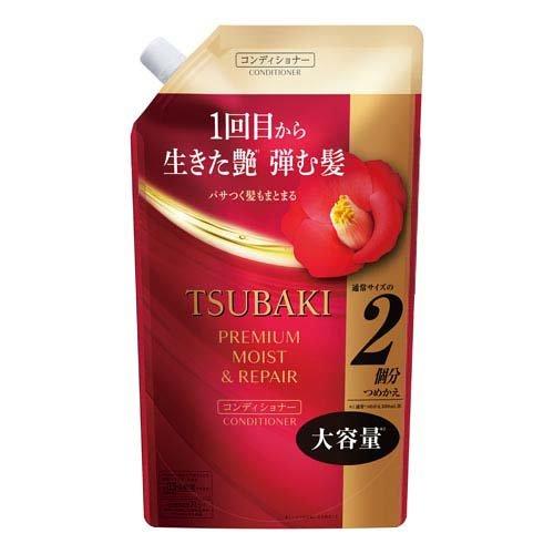 [Refill] TSUBAKI PREMIUM MOIST - Moisturizing hair conditioner with tsubaki oil 600ml [With alcohol]