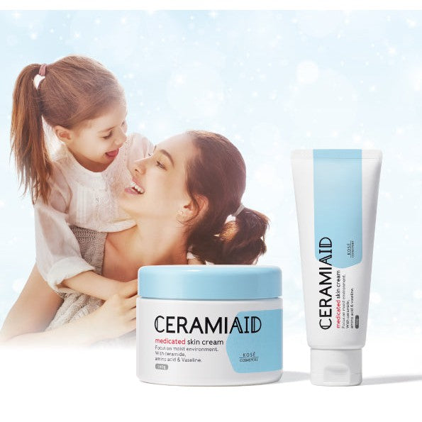 KOSE - CERAMIAID - Hypoallergenic cream with ceramides 140g [Alcohol-free]