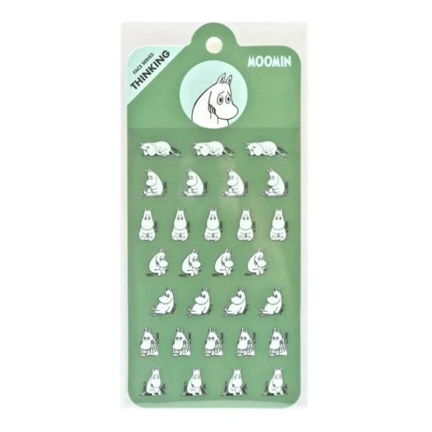 World Craft MOOMIN Face Sticker Sheet – 4 Designs