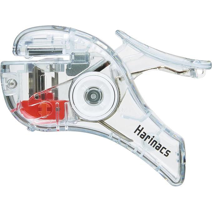 KOKUYO Harinacs Compact Alpha TM – Stapleless Stapler, Transparent Mechanism, 4 Colors