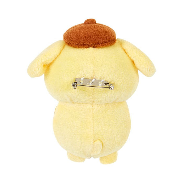 Sanrio Custom Mascot Brooch (Mai Pachi Run) Pompompurin Approx. Width 9×Depth 3.5×Height 9.5cm 684619