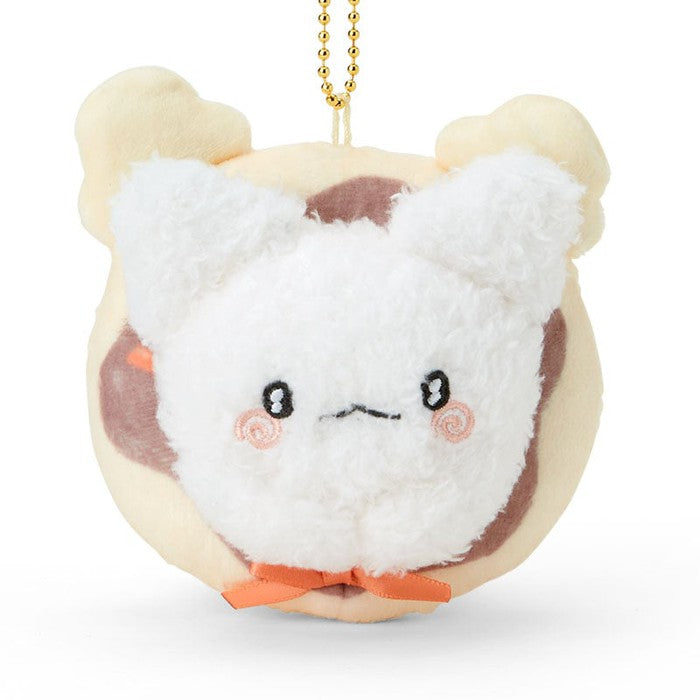 Sanrio Mascot Holder Donut (Always Together!) Hanamaru Ghost Approx. Width 10.5 × Depth 10 × Height 10.5 cm