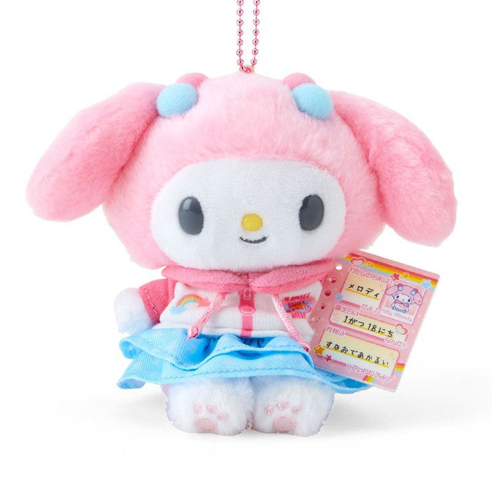 Sanrio Mascot Holder (Nostalgic Profile Book) My Melody Plush Keychain 932761