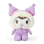 [Sanrio] Kuromi Plush Toy (Fluffy Winter) – Cozy Quilted Jumpsuit Edition 19cm 247383