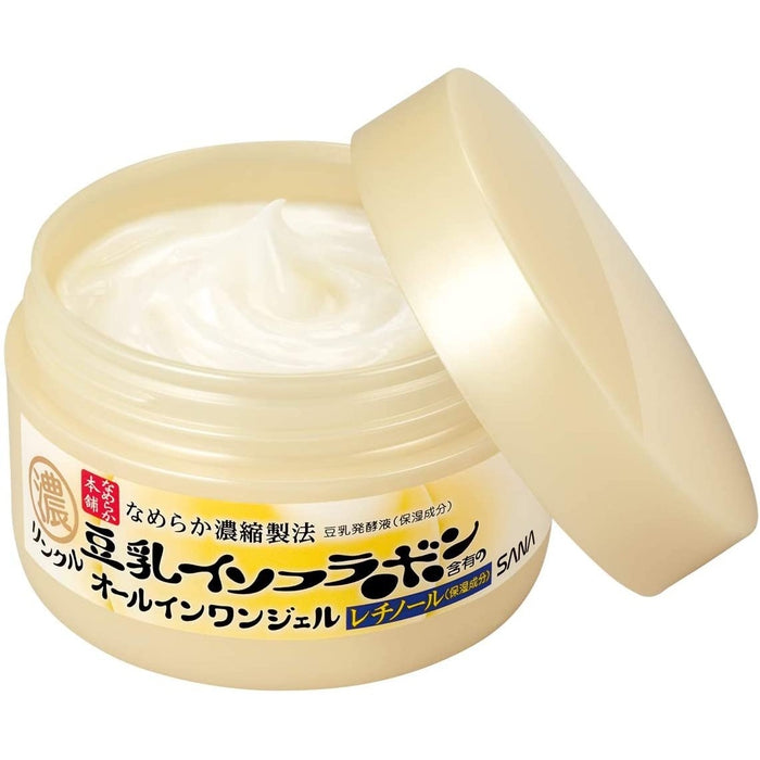 NAMERAKA HONPO - Revitalizing and rejuvenating cream with soy milk and All In One retinol 100g [With alcohol]