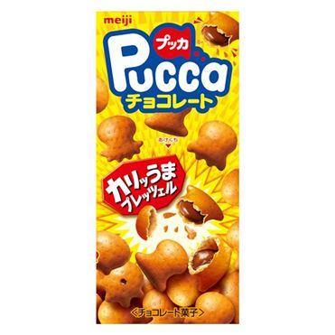 Meiji Pucca Chocolate 39g – Crispy Pretzel Filled with Smooth Milk Chocolate