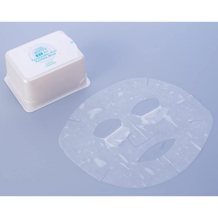KOSE Clear Turn - Whitening and anti-aging sheet mask with tranexamic acid (30 pieces) [With alcohol]