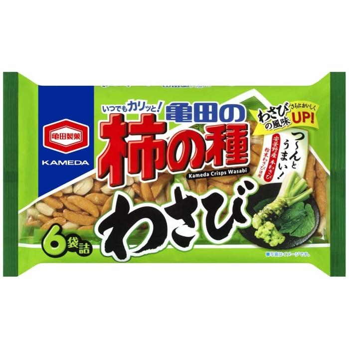 Kaki No Tane snack with wasabi flavor 164g