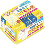KOSE Clear Turn - Moisturizing sheet masks with hyaluronic acid (30 pieces) [Alcohol-free]