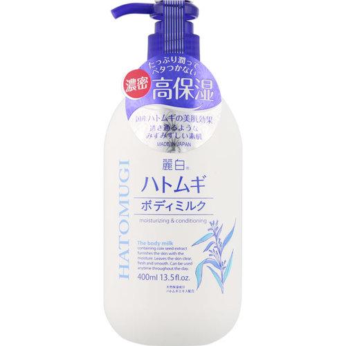 Reihaku HATOMUGI - Body milk with Hatomugi extract 400ml [Alcohol-free]