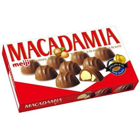 Meiji Macadamia Chocolate 9 Pieces – Premium Roasted Nut & Milk Chocolate from Japan