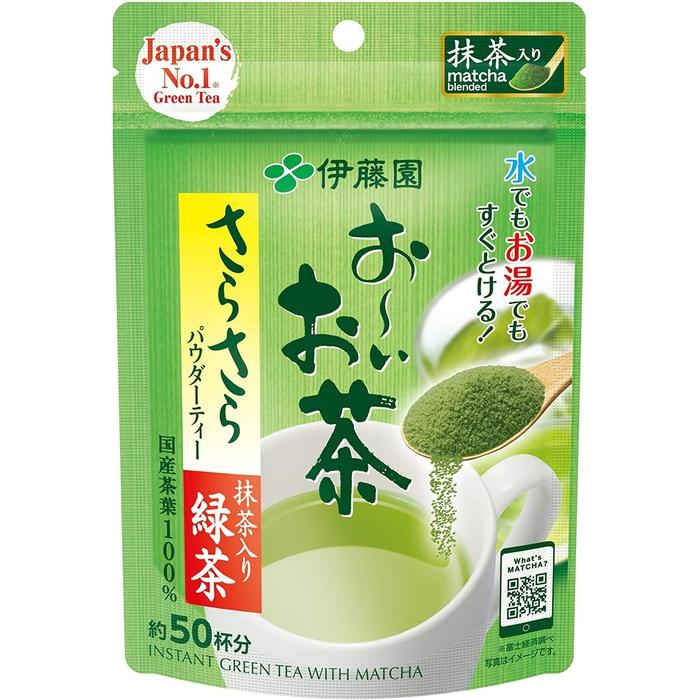 Green Tea Powder (Ryokucha with Matcha tea) OI OCHA 40g