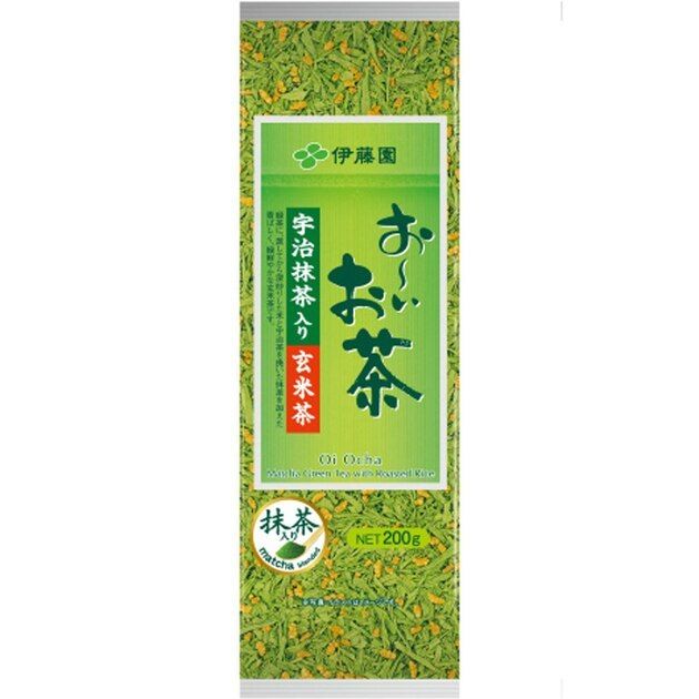 Ito En Oi Ocha Genmaicha with Matcha – Japanese Brown Rice Green Tea 100g
