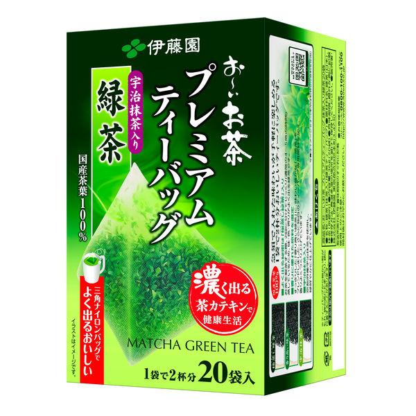 Premium green tea with Uji Matcha Oi Ocha (20 bags)