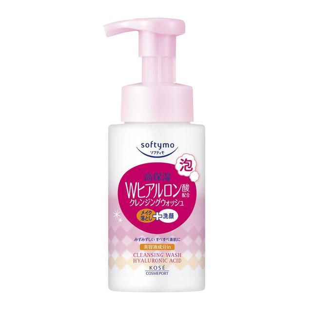SOFTYMO Foam for washing the face and removing make-up 2in1 with hyaluronic acid 200ml [With alcohol]